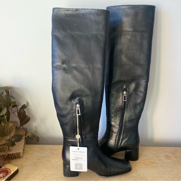 Filippa K Camille Knee High Leather Boot - Picture 7 of 15